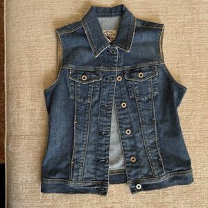Ralph Lauren Polo Jeans Co. Vintage Denim Western Women's Vest Sz S